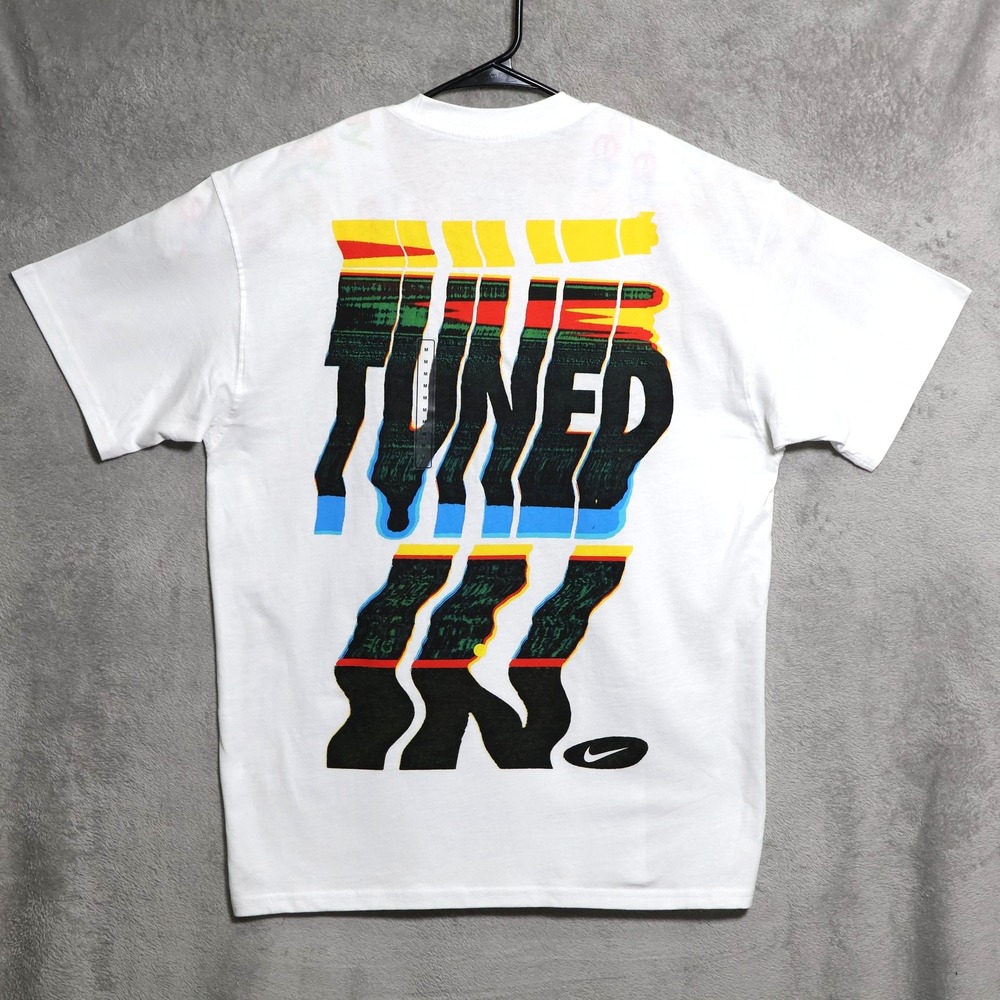 Nike T-Shirt Mens Medium White Air Max Plus Tn Tuned In Graphic Tee HJ0750-100